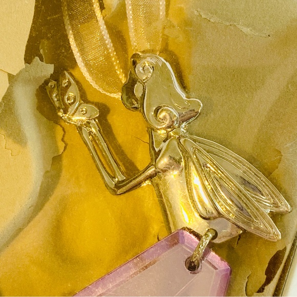 NIB Angelic Reflections Mirrored Angel Ornament - Picture 3 of 4